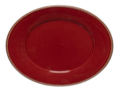 Round dinner plate 28 LUZIA, červená|Crimson  (ZCN-PEP287-CRN)