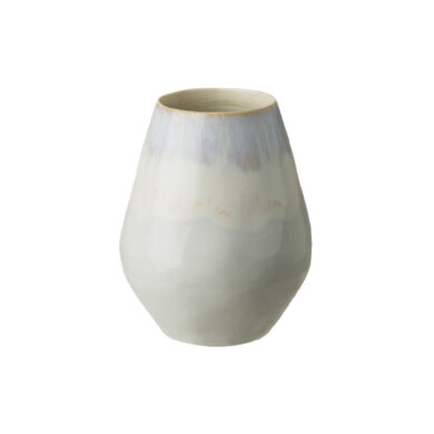 Váza oválná 20cm|2,2L, BRISA, bílá|Sal  (ZCN-VAV201-SAL)