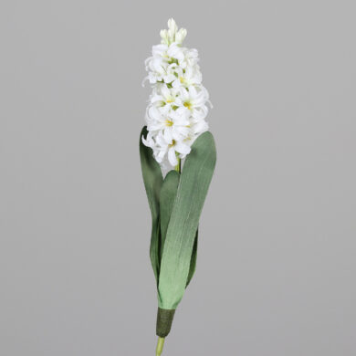 Květina Hyacint, bílá|krémová, 40cm  (ZDP-35826-05)