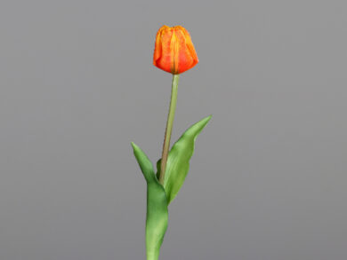 Květina Tulipán, oranžová, 48cm  (ZDP-35931-18)