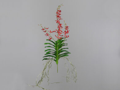 Květina Orchidej, červená, 80cm  (ZDP-92094)