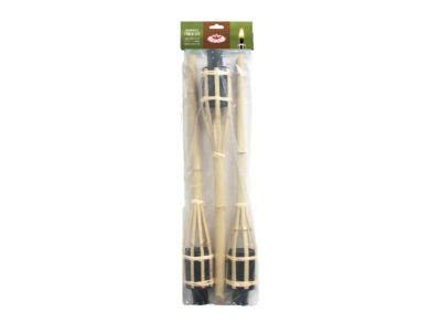 Pochodeň Bambus, balení 3ks, v. 62,5cm  (ZEE-FF459)