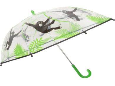 Deštník s opicí, průhledný  (ZEE-KG168)