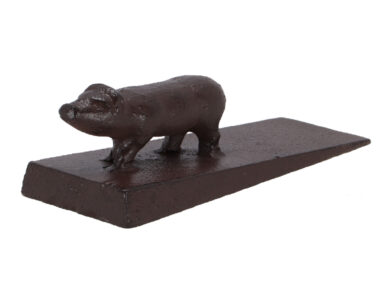 Zarážka na dveře PIG, litina, 15x5x6cm  (ZEE-LH330)