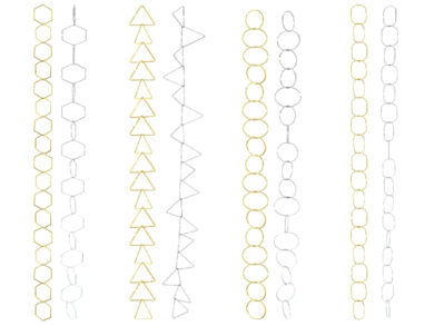 Podpora pro květiny CHAIN, řetězící, 17ks, v.176-217cm, 8T  (ZEE-PY146)