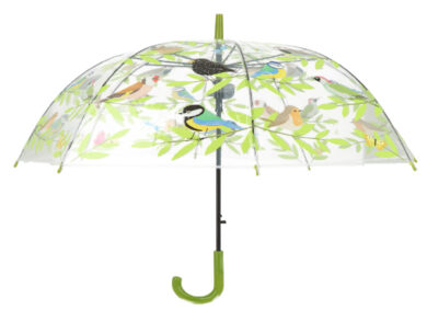 Deštník průhledný s ptáčky CLUB, pr.83x82cm  (ZEE-TP400)