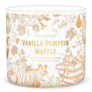 Svíčka 0,41 KG VANILLA PUMPKIN WAFFLE, aromatická v dóze, 3 knoty  (ZGC-GC15404)