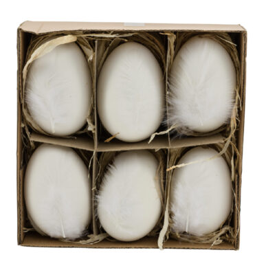 Vajíčka s peříčky, 14,5x13x5cm  (ZGE-11906128)