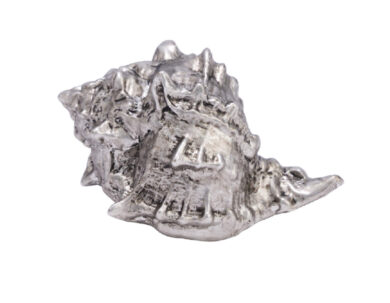 Dekorace Mušle, stříbrná, 8,5x6,5x5cm  (ZGE-12203354)