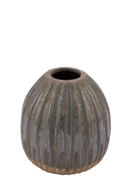 Váza Seagull, šedá/antik, 15x15x16cm  (ZGE-12204368)