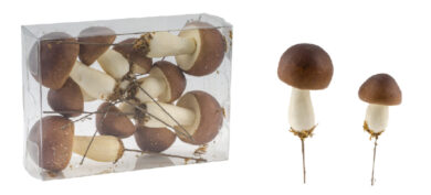 Zápich houba, 8,5x5,5cm, box 10ks *  (ZGE-21905199)