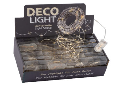 VDD Dekorace světelný řetěz LED na baterie, 300cm  (ZGE-21906109)