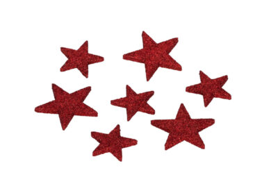 Hvězdy, červená, box 12ks *  (ZGE-22004133)