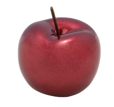 Jablko, červená/matná, pr. 12cm  (ZGE-22004210)