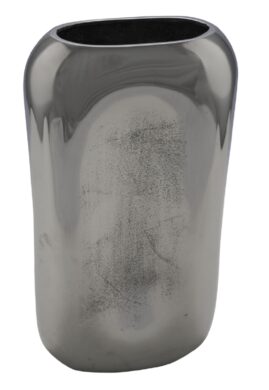 Váza hliníková, stříbrná, 46x23x8cm *  (ZGE-22102354)