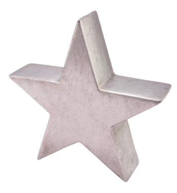 Dekorace hvězda 3D, 19,5x6,2x20cm, ks  (ZGE-22202211)