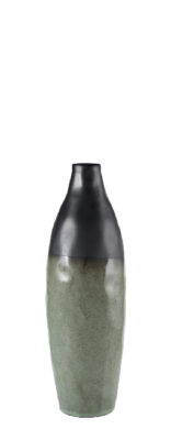 Váza ADMONT, pr. 11,5cm, zelená/šedá  (ZKA-783038776)