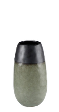 Váza ADMONT, pr. 12cm, zelená/šedá  (ZKA-783039076)