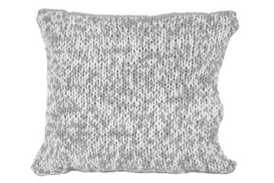 Polštář Double Knit 45x45, šedo-bělavá  (ZME-15A6728-17GSOW)