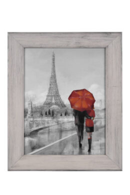 Obraz červený deštník Paříž - PLA  (ZOB-34GOG14657-PLA)