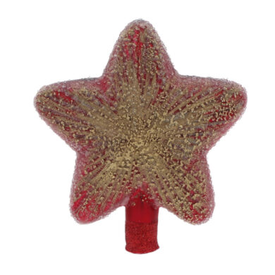 Ozdoba vánoční špička, červená, 15cm  (ZOZ-212090)