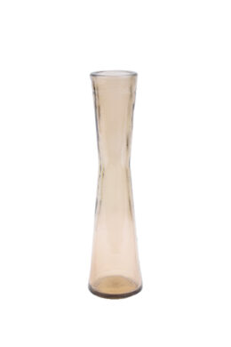 Váza úzká COIN, 20cm, lahvově hnědá|kouřová  (ZSM-4674DB04)