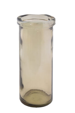 Váza SIMPLICITY, rovná, 28cm, lahvově hnědá|kouřová  (ZSM-4748DB04)