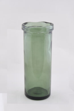 Váza SIMPLICITY, rovná, 28cm, zeleno šedá  (ZSM-4748DB408)