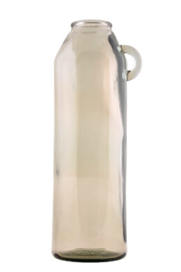 Váza s ouškem ALFA, 45cm, lahvově hnědá|kouřová  (ZSM-4825DB04)