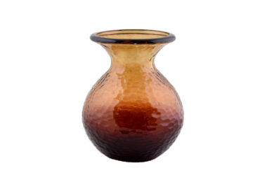 Váza PARADISE, 24,5cm, hnědá krakovaná  (ZSM-4828C467)