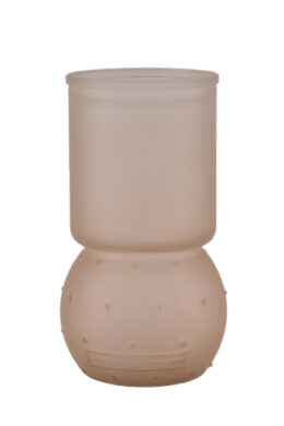 Váza, pr.9,5x17cm|0,7L, hnědá|skořicová matná  (ZSM-4867DS250)