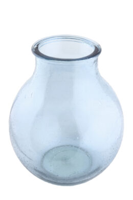 Váza ANCHO, široká, 12L, sv. modrá - kropenatá  (ZSM-5742F1215)