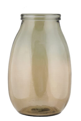 Váza MONTANA, 28cm|4,35L, lahvově hnědá|kouřová  (ZSM-5982DB04)
