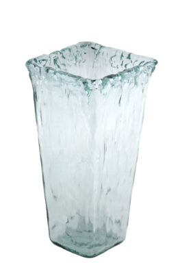 Váza čtvercová PANDORA,16x 33cm|3,3L, čirá  (ZSM-6301)