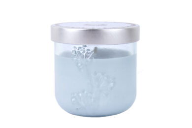 HA Svíčka ve sklenici s pampeliškou Ambra, sójový vosk, 220gr  (ZSM-XM2259-1.01-SMA)