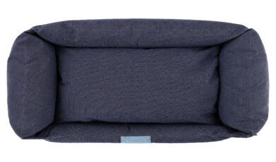 Pelíšek pro psa s okrajem 90x70x22cm, COCOON CANVAS, Navy  (ZVB-43251.907022.21)