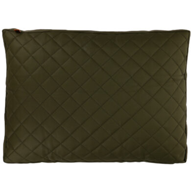 Pelíšek pro psa 55x75x10cm, LEATHER/UNI QUILT, Olive  (ZVB-43260.557510.55)