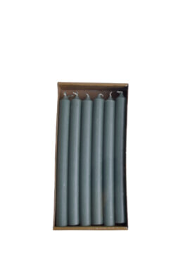 Svíčka RUSTIC pr.2,2x25cm, smaragd, balení 12ks  (ZWE-39TRSP250221281)