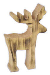 Dekorace jelen BURNED, dřevo, hnědá, 16x25x5cm, ks - Vyzdobte v domov ekologicky s naimi FSC certifikovanmi dekoracemi. Krsa s ohledem na produ.
