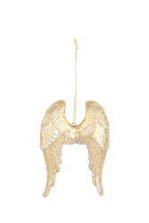 Závěs andělská křídla, zlatá, 11x16x3cm, ks - Zvsn vnon dekorace do bytu z kvalitnch materil. Rzn styly, barvy a motivy. Osvtlen i neosvtlen. Inspirujte se na naich socilnch mdich.