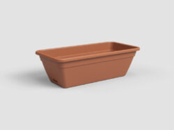 Truhlík VENEZIA, se zásob. na vodu, 30cm, plast, hnědá|TERRACOTTA - Kvtine z recyklovanho plastu Artevasi. Portugalsk znaka s tradic, modernm designem a ekologickm pstupem.