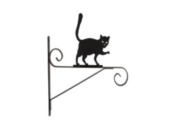 Nástěnná konzole, kočka, 34cm, kov, tm.šedá|ANTHRACITE - Zahradn dekorace Artevasi: doplky k kvtinm, kvalitn, originln. Rzn varianty, designy. Objednejte si jet dnes.