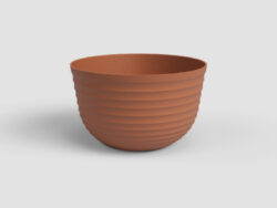 Kvtin HAVANA, 30cm, plast, hnd|TERRACOTTA BROWN - Kvtine z recyklovanho plastu Artevasi. Portugalsk znaka s tradic, modernm designem a ekologickm pstupem.