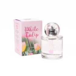 Parfém (EAU DE PARFUM) 50ml. White Tulip - Tato květinová vůně je ženská, elegantní, jemná a svůdná. Pocítíte s ní sílu přírody se sametovým, květinovým a dřevitým pozadím.