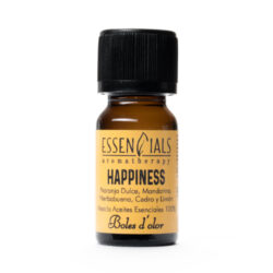 Esence vonná 10 ml. Happiness - 100% esenciální olej pro difuzéry: vášnivá a povzbuzující vůně Boles d’Olor. Přírodní silice, šetrné k životnímu prostředí.