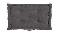 Podsedák 43x43x10cm, Tygo dark grey - Provan podsedk s uchem pro snadnou manipulaci  vyroben ze 100% bavlny. Doporuen drba je such  itn.