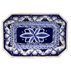 Tác 34x23cm ALENTEJO TERRACOTA, indigo - Tcy a podnosy Casafina: kvalita, design, originalita. Jemn, odoln kamenina. Rzn barvy, vzory, tvary.