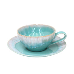 Šálek na čaj s podšálkem, 0,2L, TAORMINA, modrá (aqua) - Hrnky a lky Casafina: kvalita, design, originalita. Jemn, odoln kamenina. Rzn barvy, vzory, tvary. Pro kad npoj a pleitost.