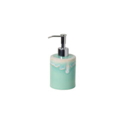 Pumpička na mýdlo|tělový gel 0,6L, TAORMINA, modrá (aqua) - Doplňky do koupelny Casafina: kvalitní, stylový a moderní kamenina. Různé barvy a vzory. Ideální pro koupelnu. Skvělý dárek.