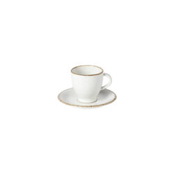 Šálek na kávu s podšálkem 0,08L POSITANO, bílá - Hrnky a lky Casafina: kvalita, design, originalita. Jemn, odoln kamenina. Rzn barvy, vzory, tvary. Pro kad npoj a pleitost.